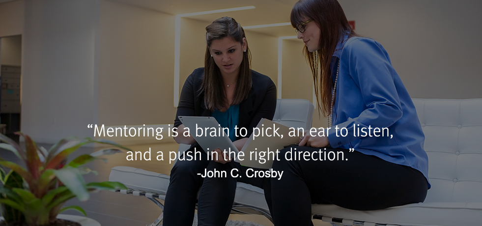 John Crosby Quote about Mentoring